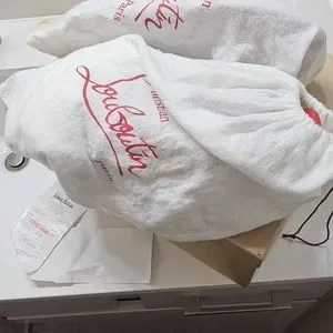 I\'m selling my christian louboutin best sandals ever just like new CHRISTIAN LOUBOUTIN Miss Z 100 satin sandals | NET-A-PORTER main image 2